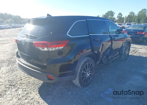 2018 Toyota Highlander Se from USA, damaged, VIN 5TDKZRFH5JS532908